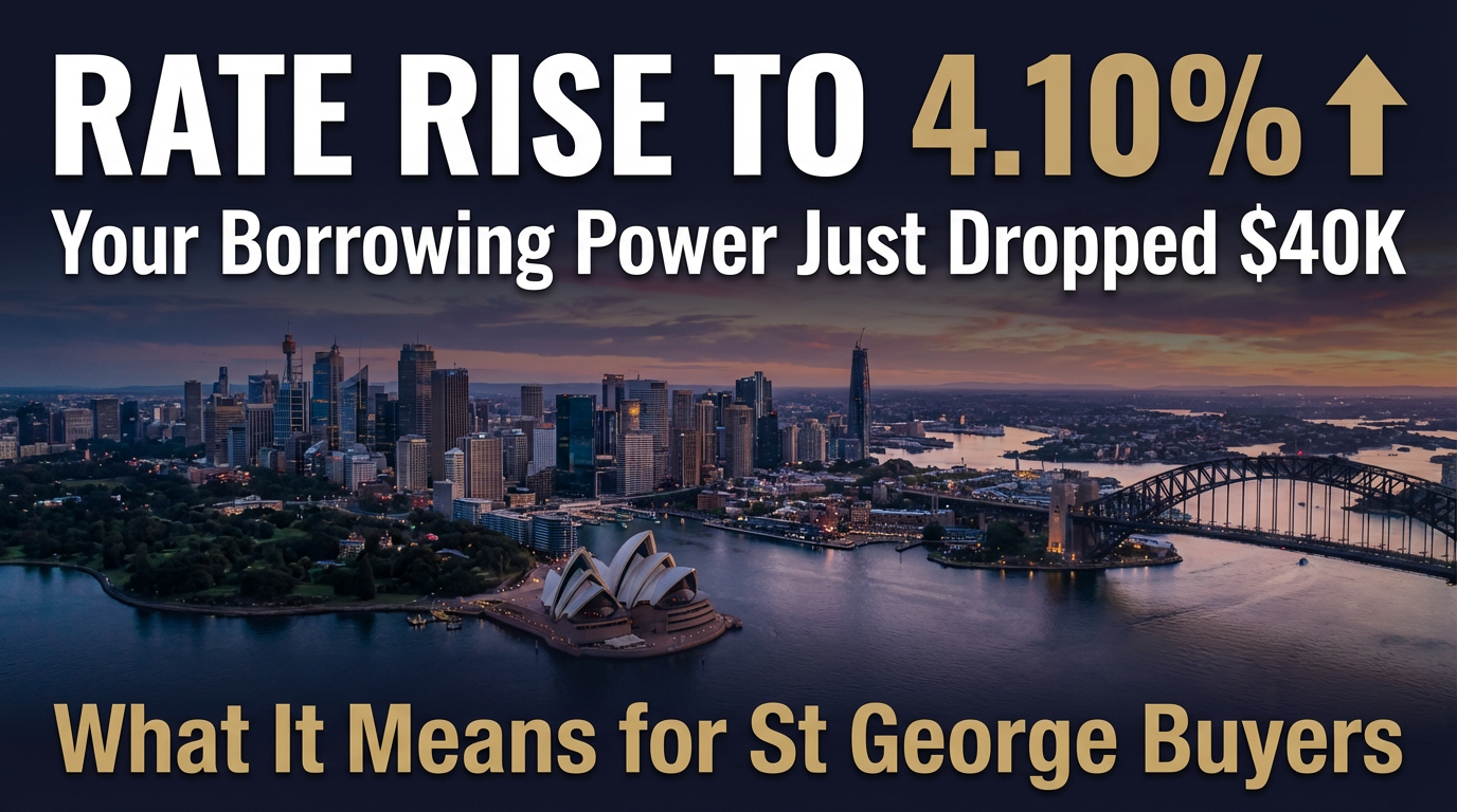 RBA Rate Rise to 4.10% — What It Means for St George Buyers (March 2026)